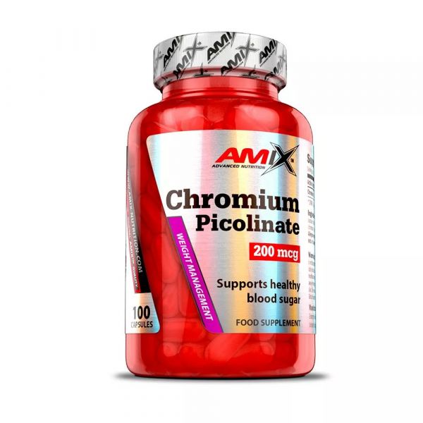 Amix Chromium Picolinate 200mcg 100cps