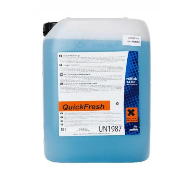 QUICK FRESH 10 l - Tekutý. neutrální. mírně pěnivý čisticí prostředek na bázi alkoholu