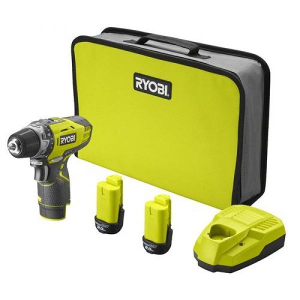 Ryobi R12DD-220S - 12V Akumulátorový vrtací šroubovák (2x2.0Ah)