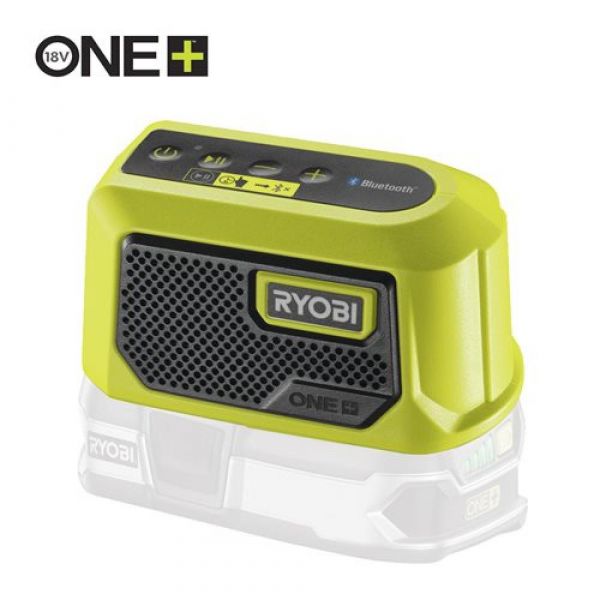 Ryobi RBTM18-0 - 18V Akumulátorový Bluetooth mini reproduktor (Bez aku)