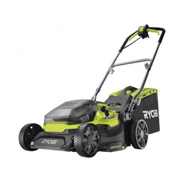 Ryobi RY18LMH37A-225 - 18V Akumulátorová hybridní sekačka na trávu, šířka záběru 37cm (2x2.5Ah)